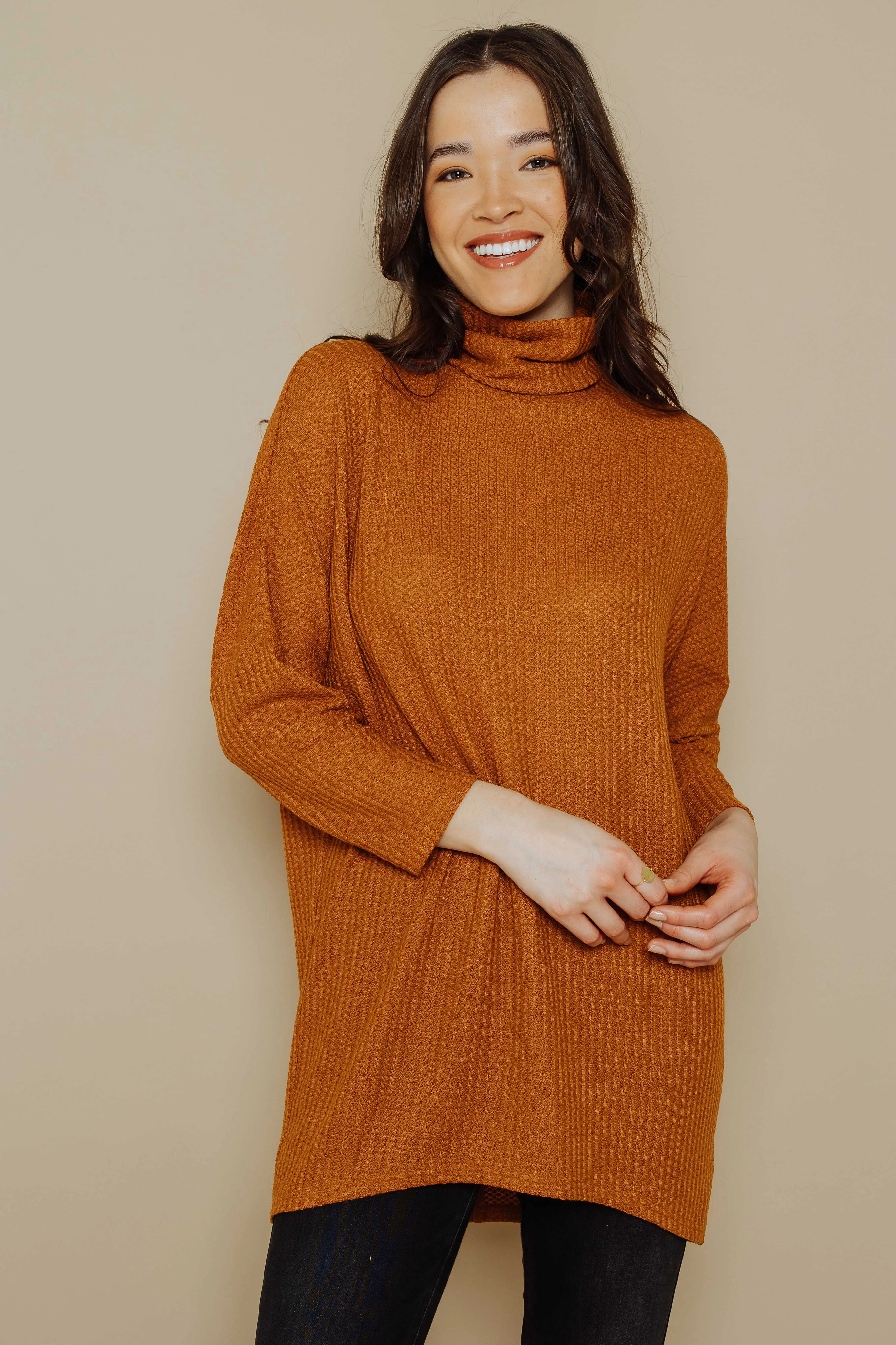 Hailey-Waffle Tunic