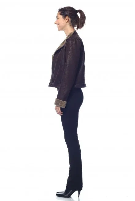 Hayden 6-Way Leather and Faux Shearling Jacket/Coat