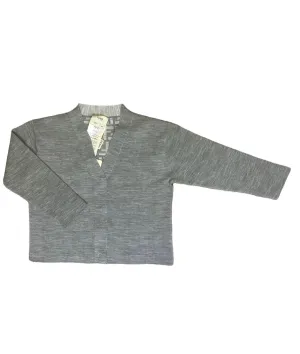 Heather Grey Knit Reversible Cardigan