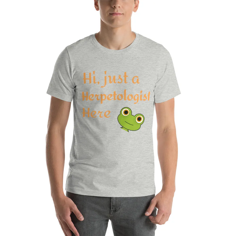 Herpetologist Unisex t-shirt