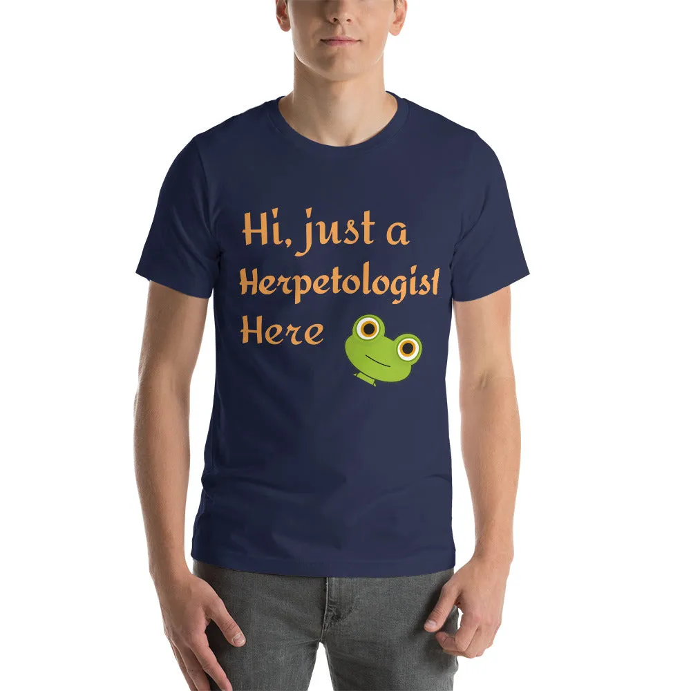 Herpetologist Unisex t-shirt