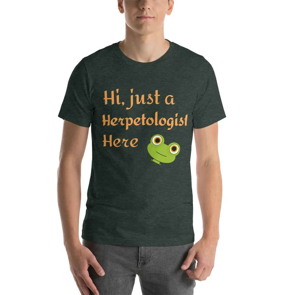 Herpetologist Unisex t-shirt