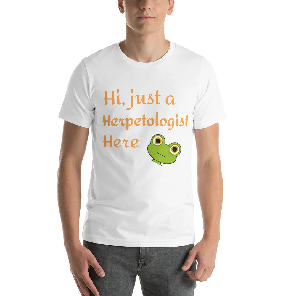 Herpetologist Unisex t-shirt