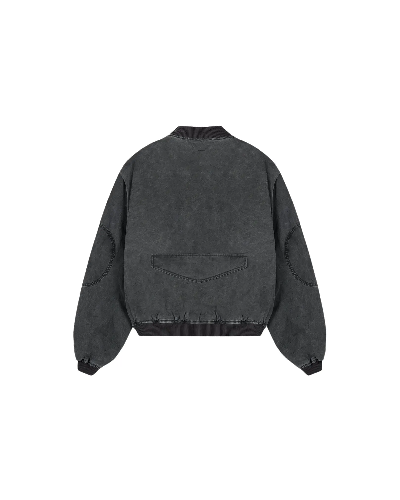 Inset Sleeve Bomber - Stained black