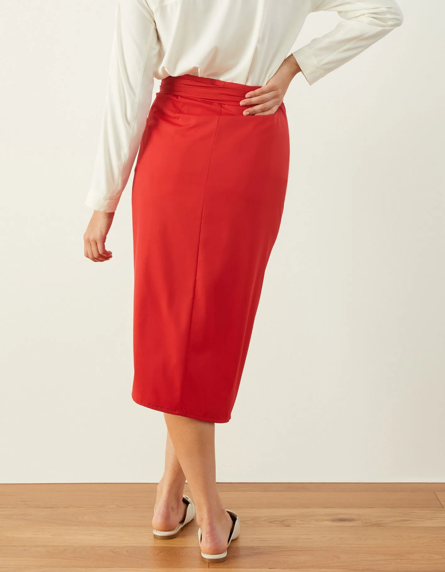 It's A Swirl Midi Skirt