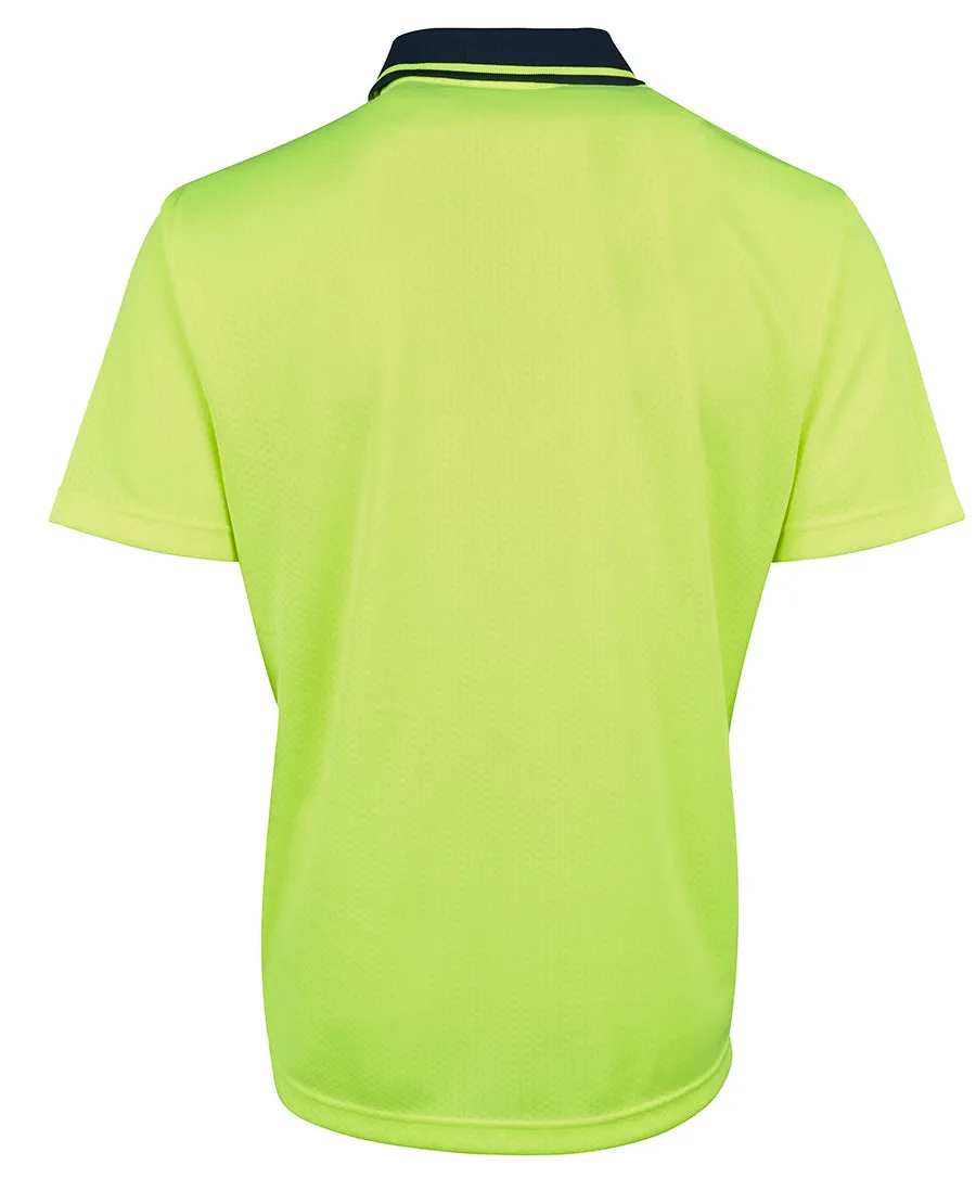 JB's Wear 6HJNC Hi Vis Jacquard Non Cuff Polo Shirt