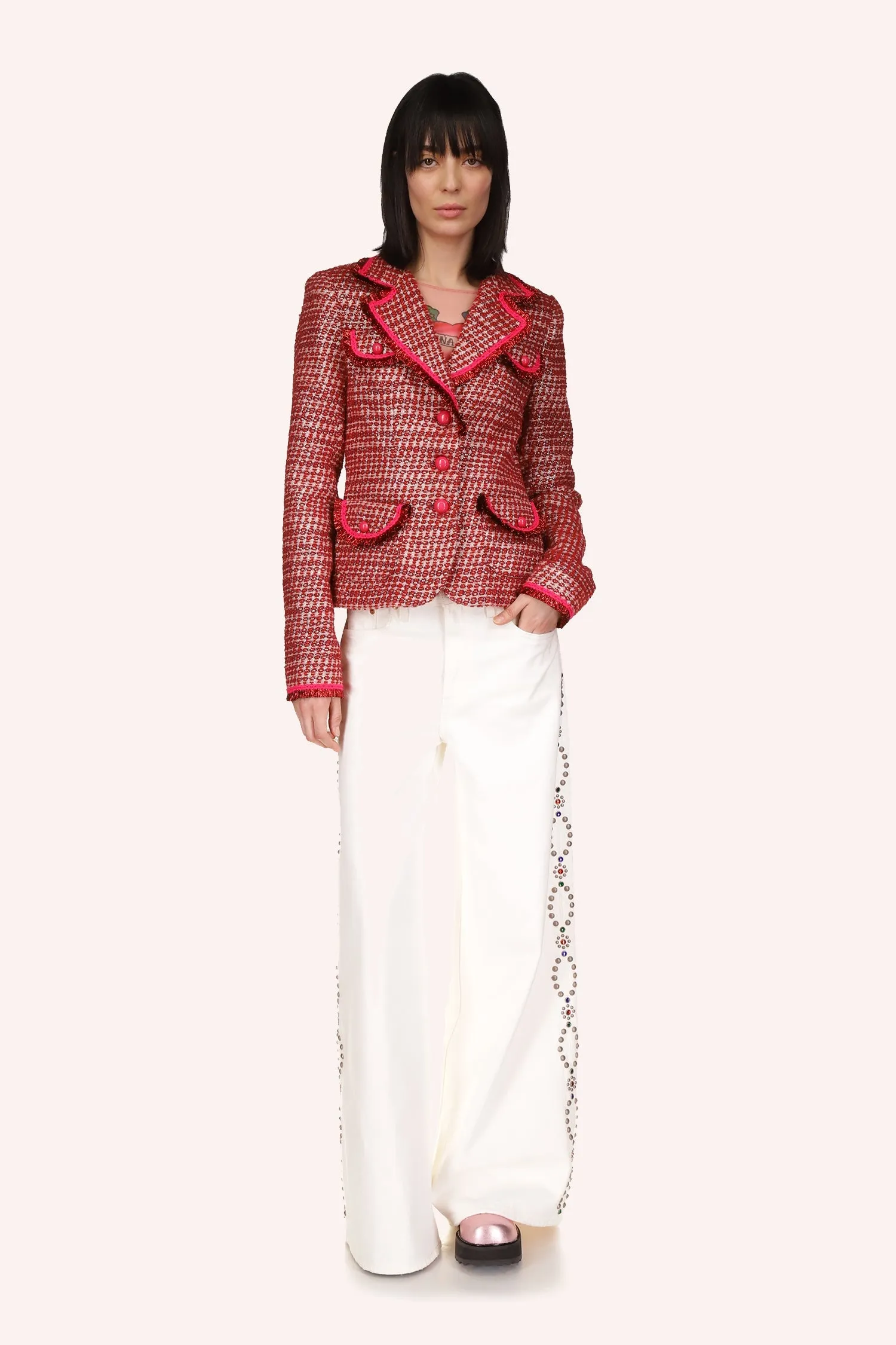 Lurex Tweed Blazer