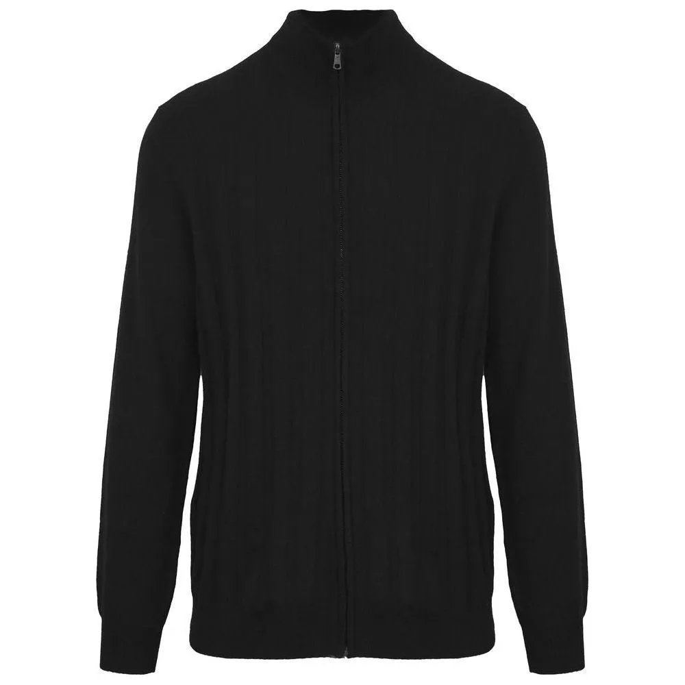 Malo Black Wool Sweater