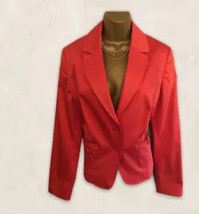 Marie Mero Coral Cotton Jacket Blazer UK 14 US 10 EU 42 IT 46 BNWT RRP £215.00