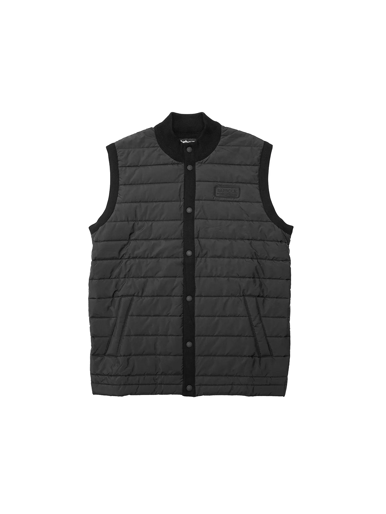 MEN B.Intl Baffle Gilet_BLACK