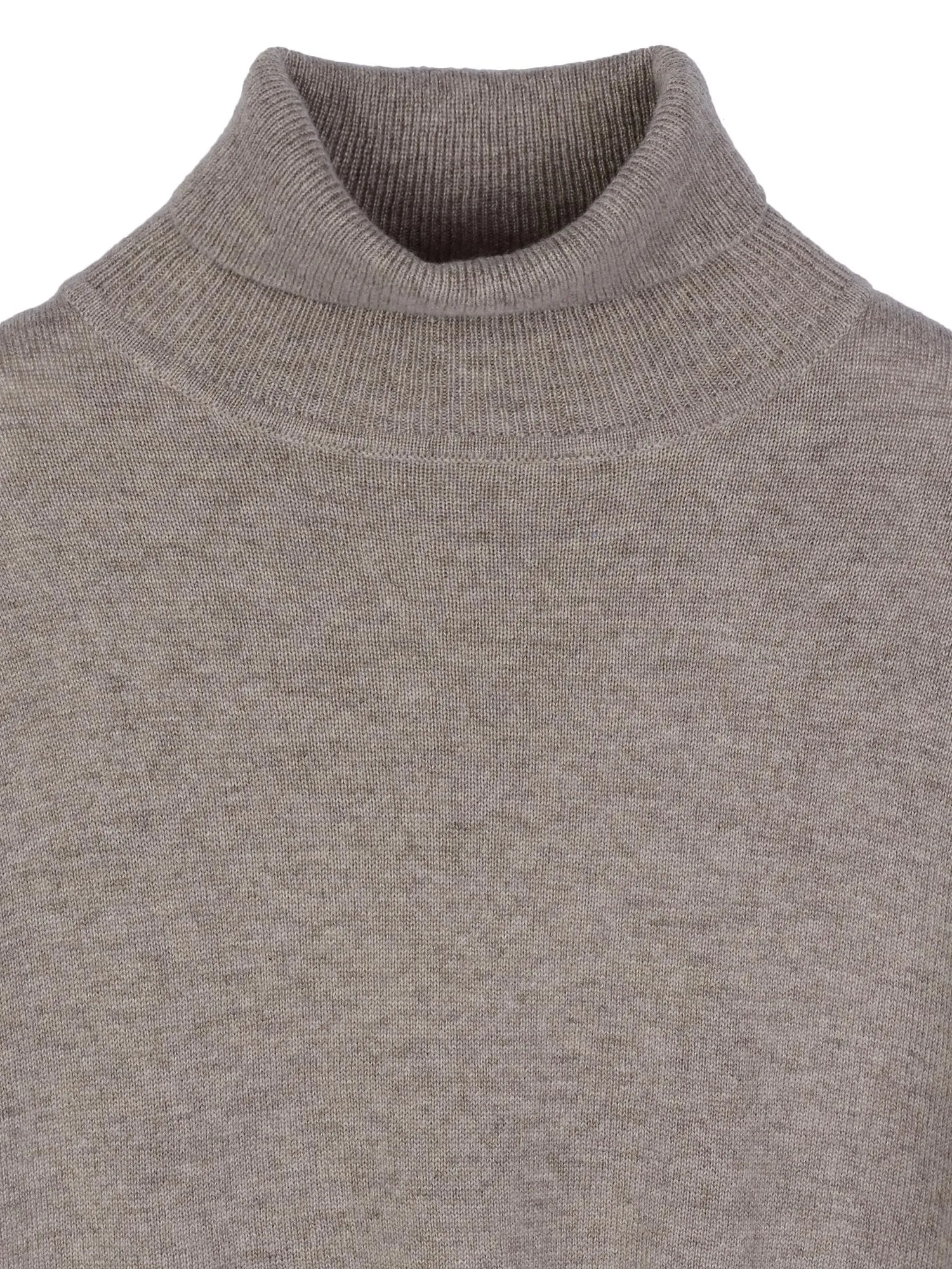 Men Turtleneck Sweater_Beige