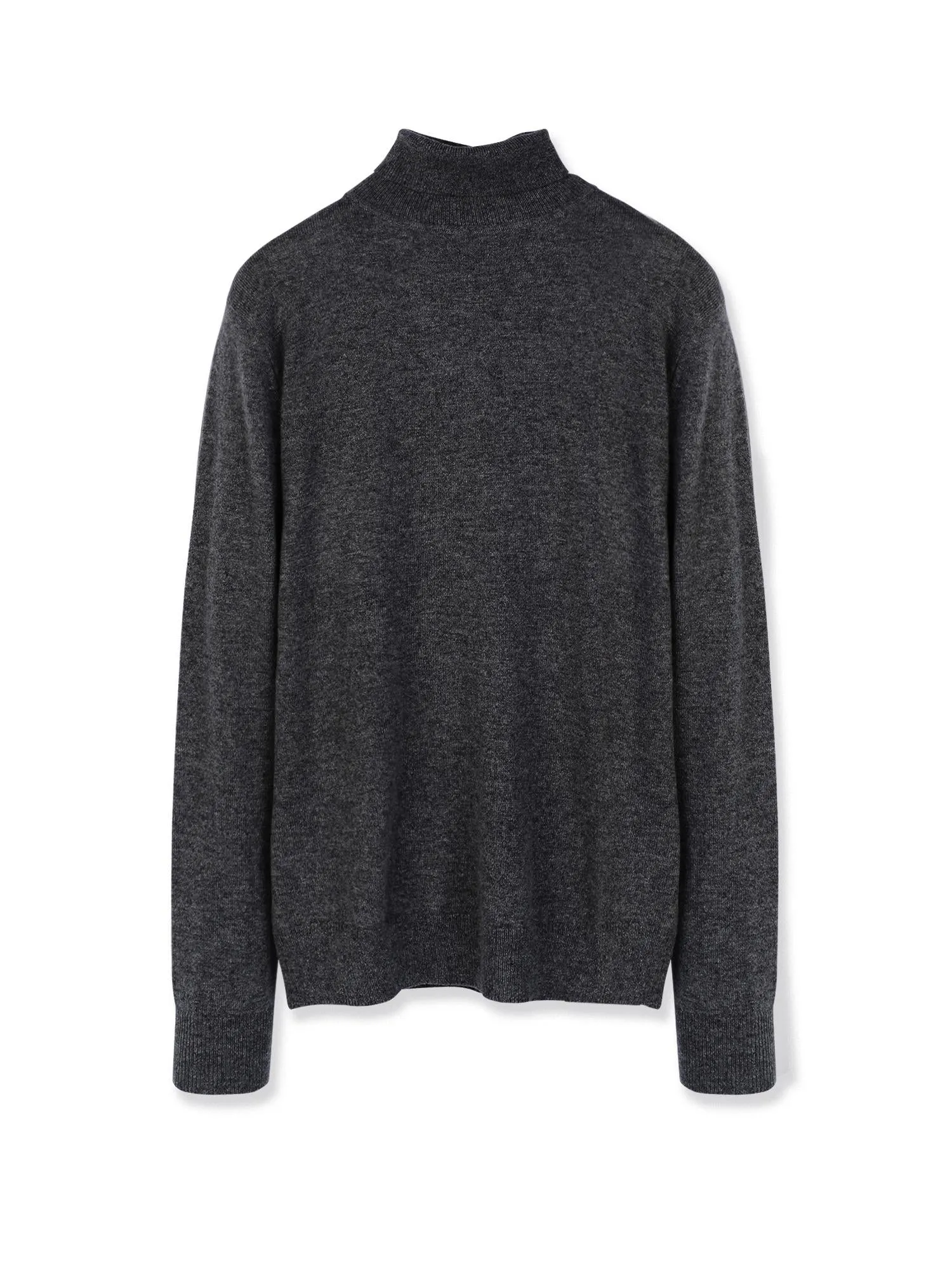 Men Turtleneck Sweater_Graphite