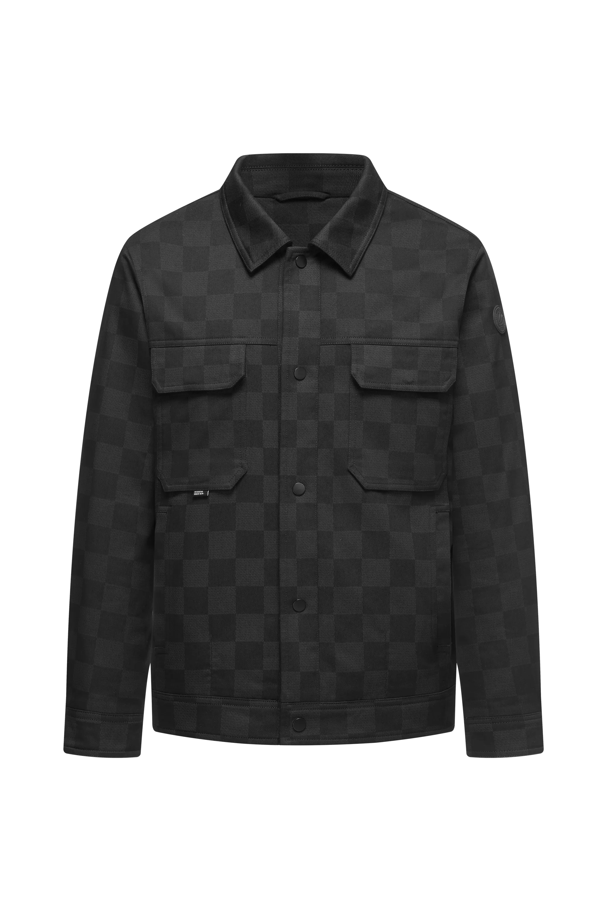 Men's Jacquard Fabric Down Shacket