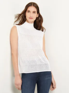 Mock Neck Soft Knit Tank Top