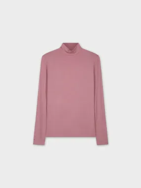 MODAL TURTLENECK LONG SLEEVE-LILAC