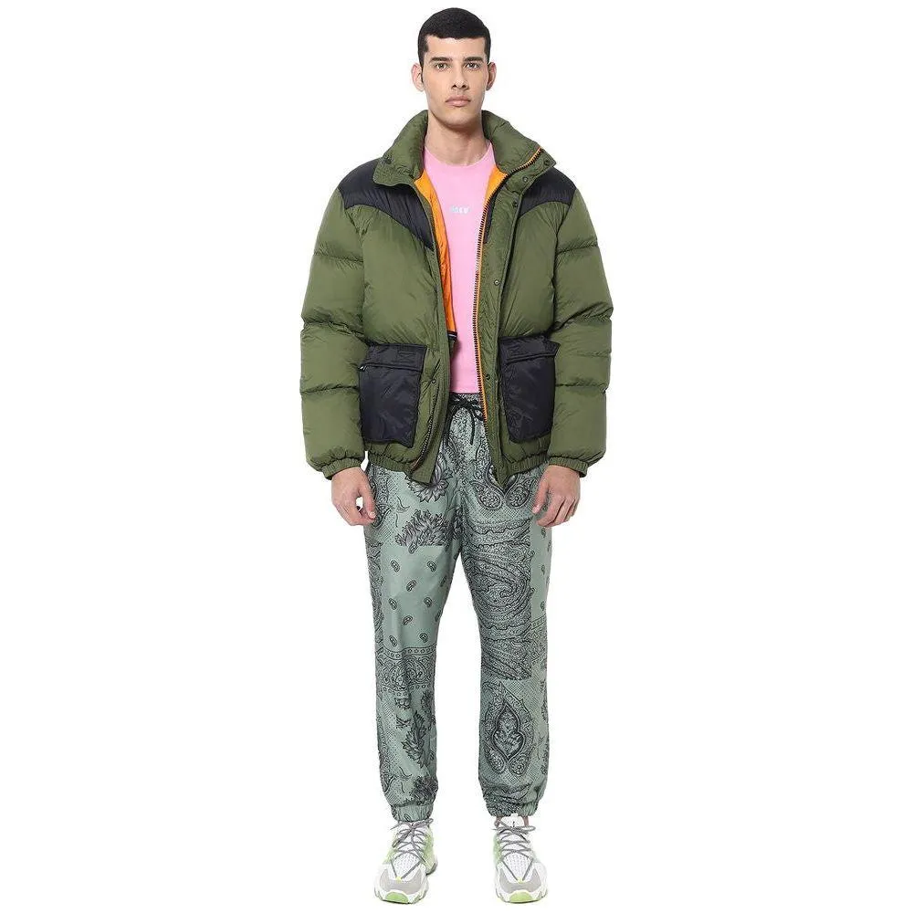 MSGM Green Nylon Jacket