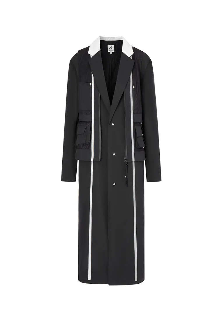 Noah-Carter Vest Relaxed Trench Coat