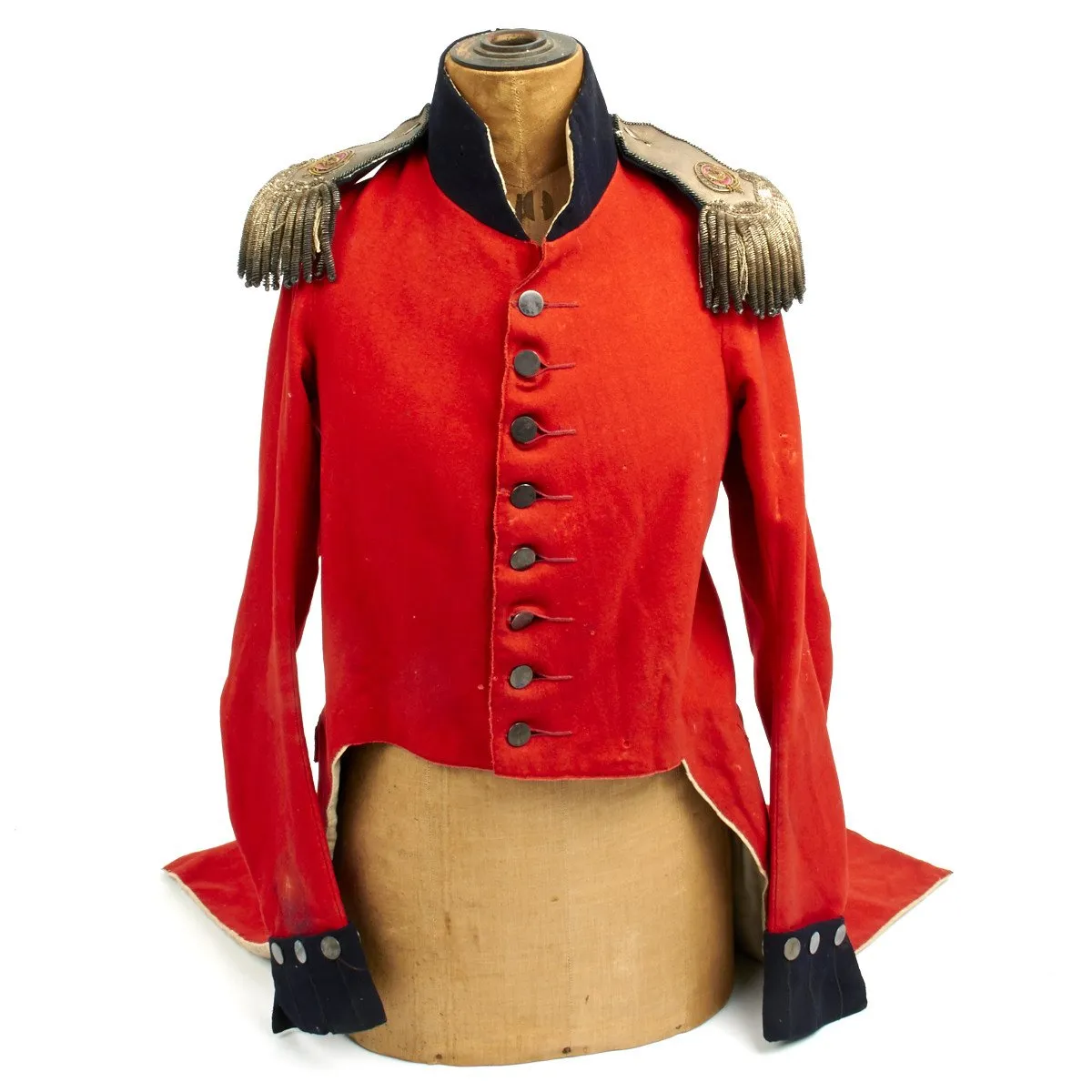 Original British Frock Coat and Bicorn Hat of George Vaughan Hart Circa 1782