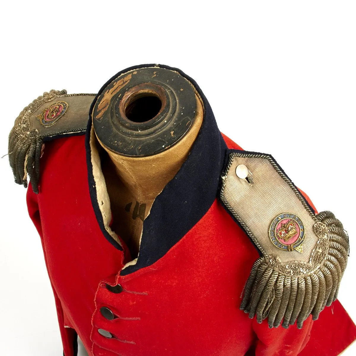 Original British Frock Coat and Bicorn Hat of George Vaughan Hart Circa 1782