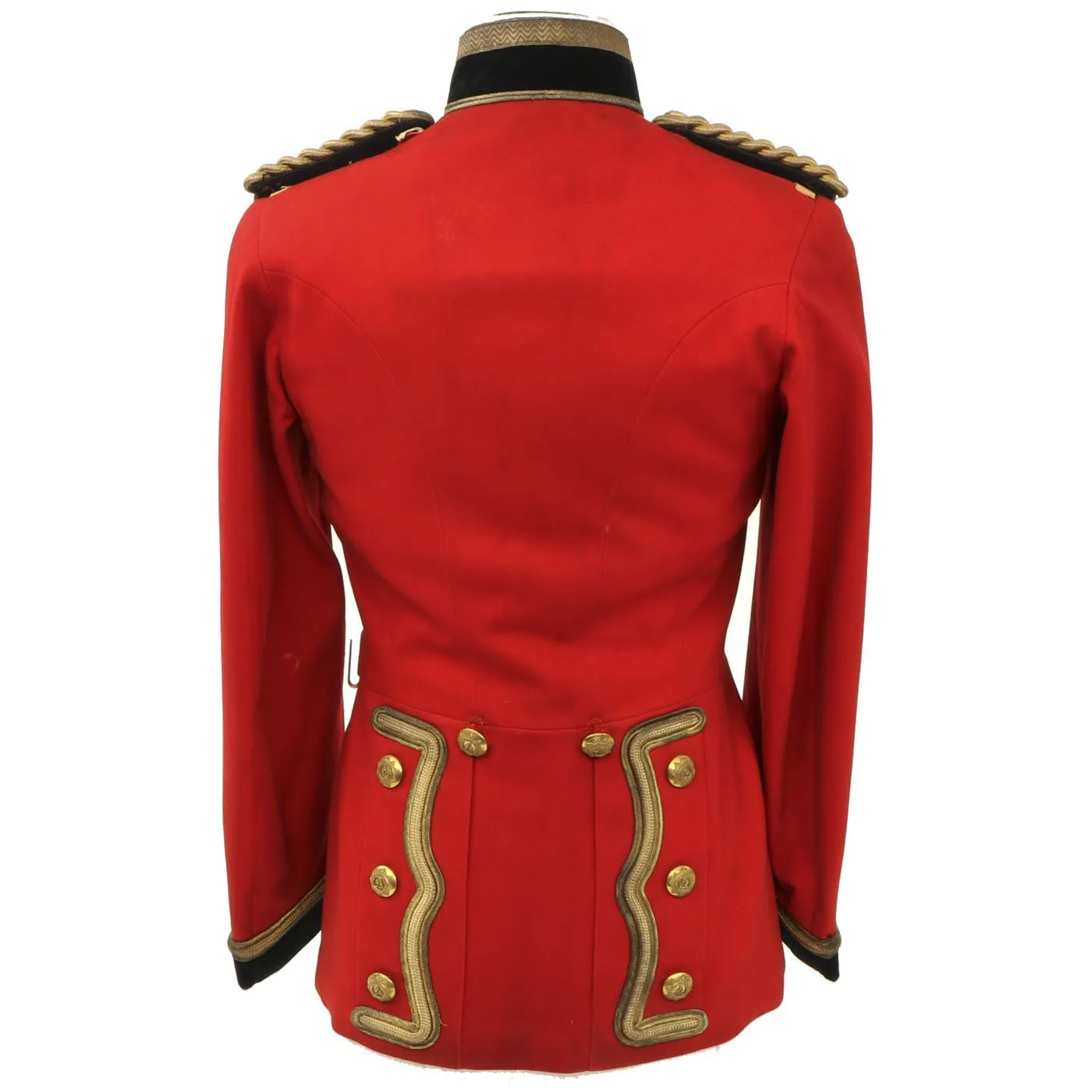 Original British WWI 1st King's Dragoon Guards Scarlet Officer's Dress Tunic