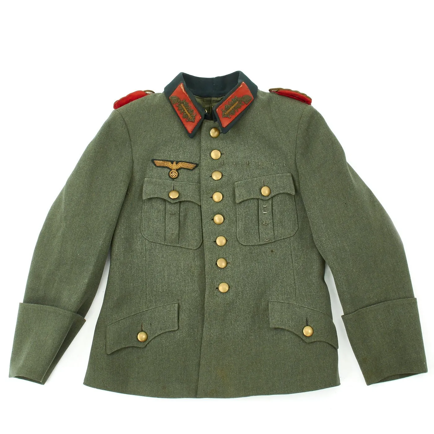 Original German WWII Army Heer Major General Tunic Dienstbluse