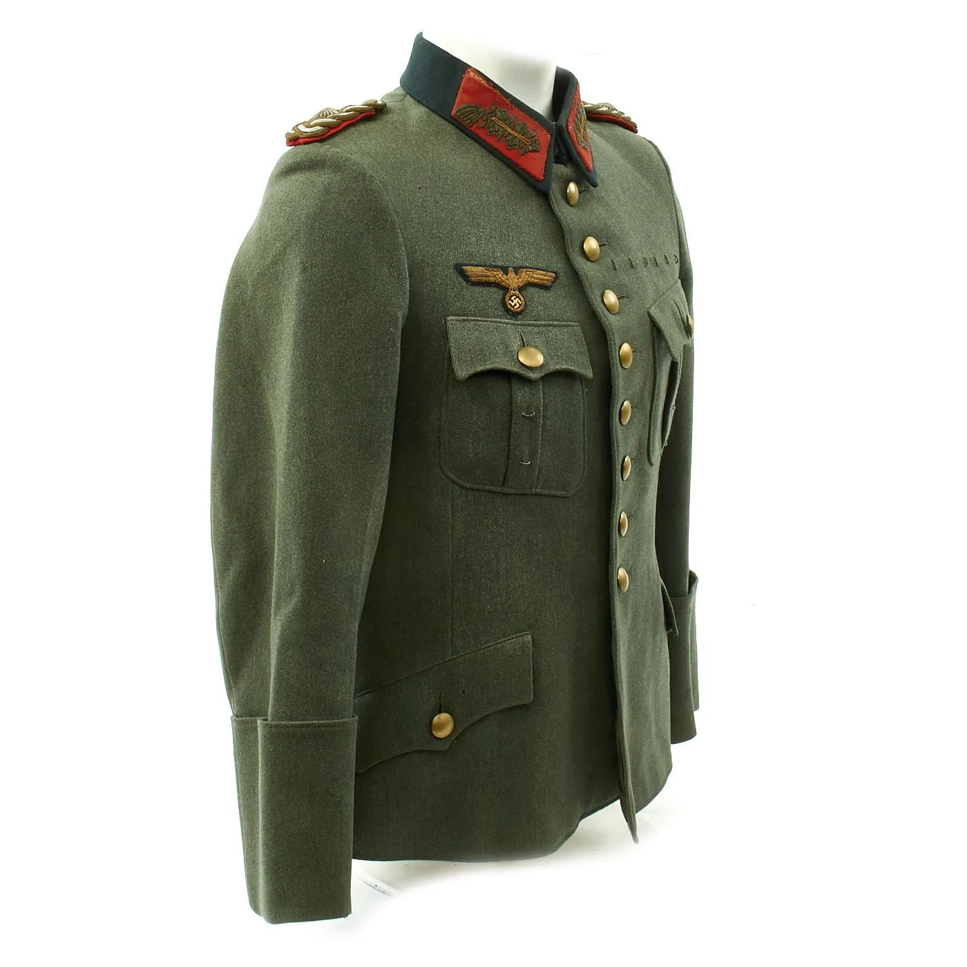 Original German WWII Army Heer Major General Tunic Dienstbluse