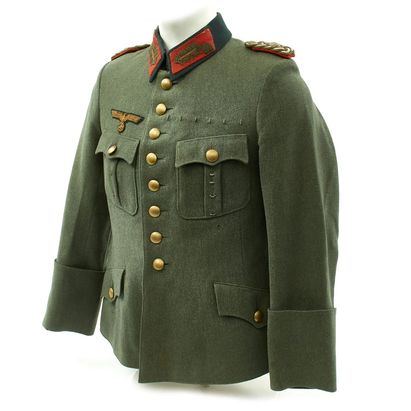 Original German WWII Army Heer Major General Tunic Dienstbluse