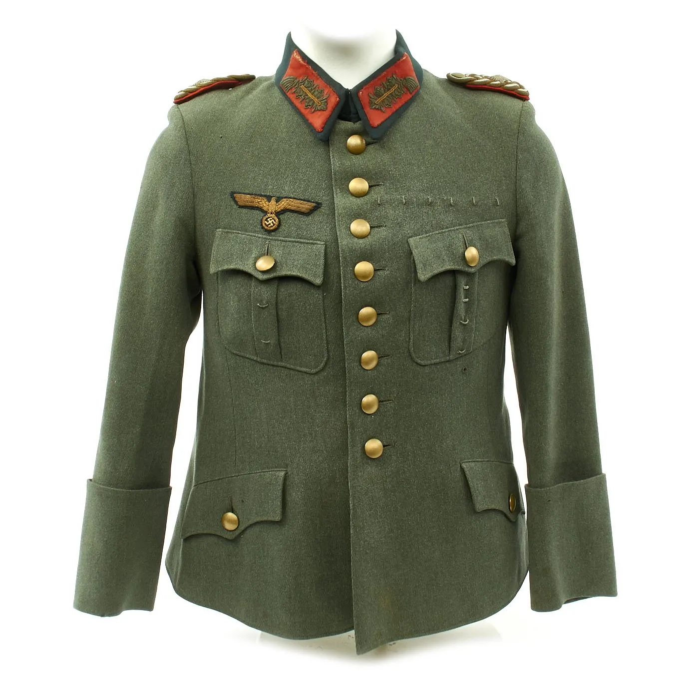 Original German WWII Army Heer Major General Tunic Dienstbluse