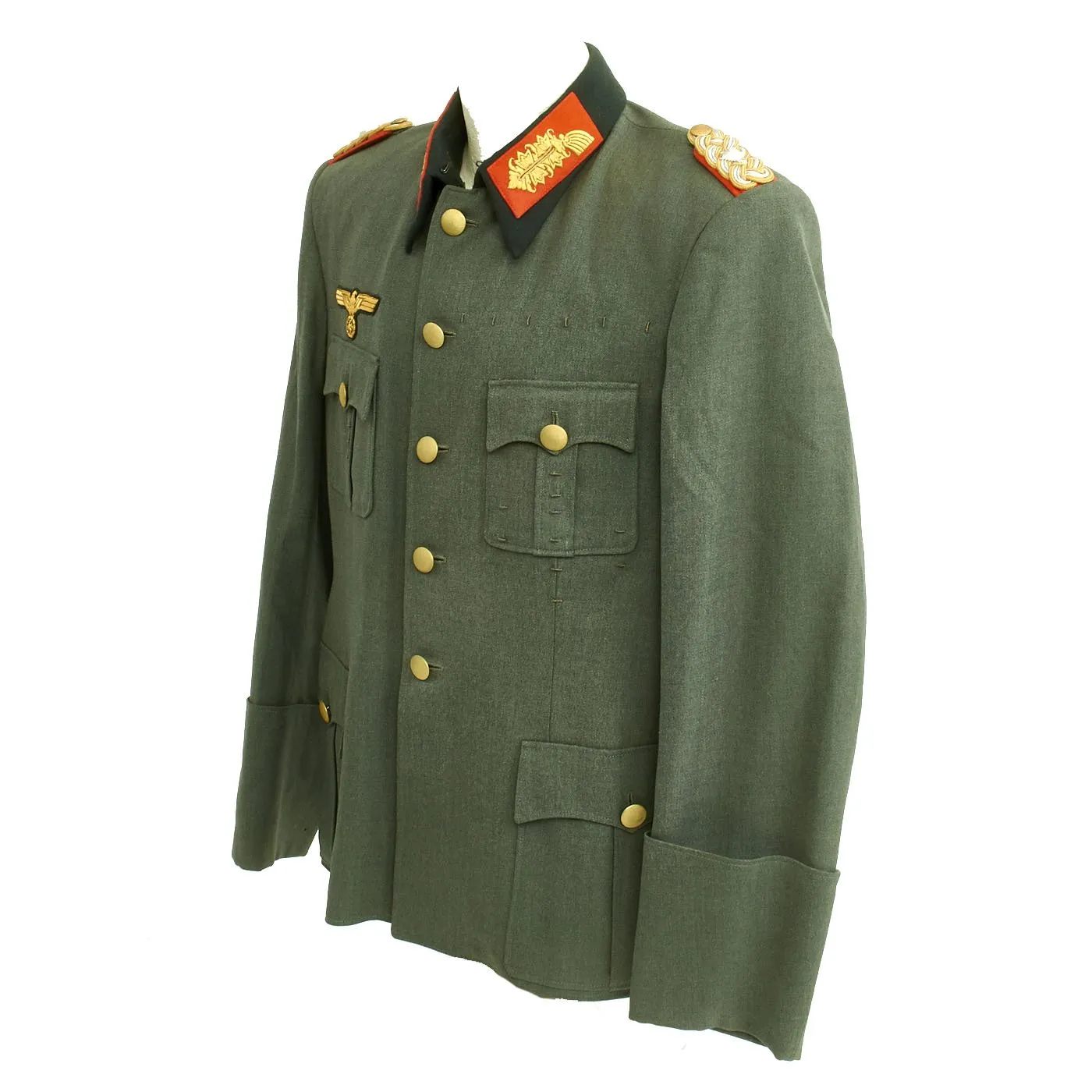 Original German WWII Named Lieutenant General Uniform Set - Generalleutnant Wilhelm Raapke