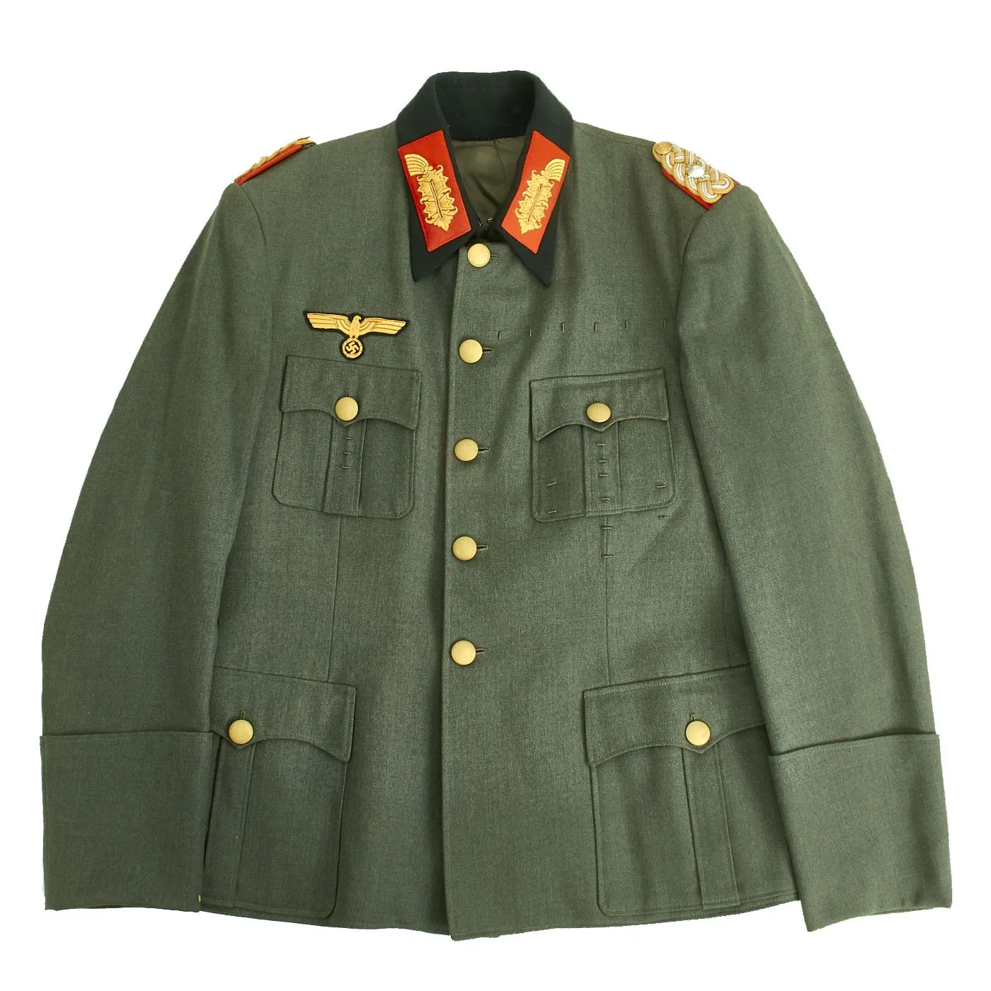 Original German WWII Named Lieutenant General Uniform Set - Generalleutnant Wilhelm Raapke