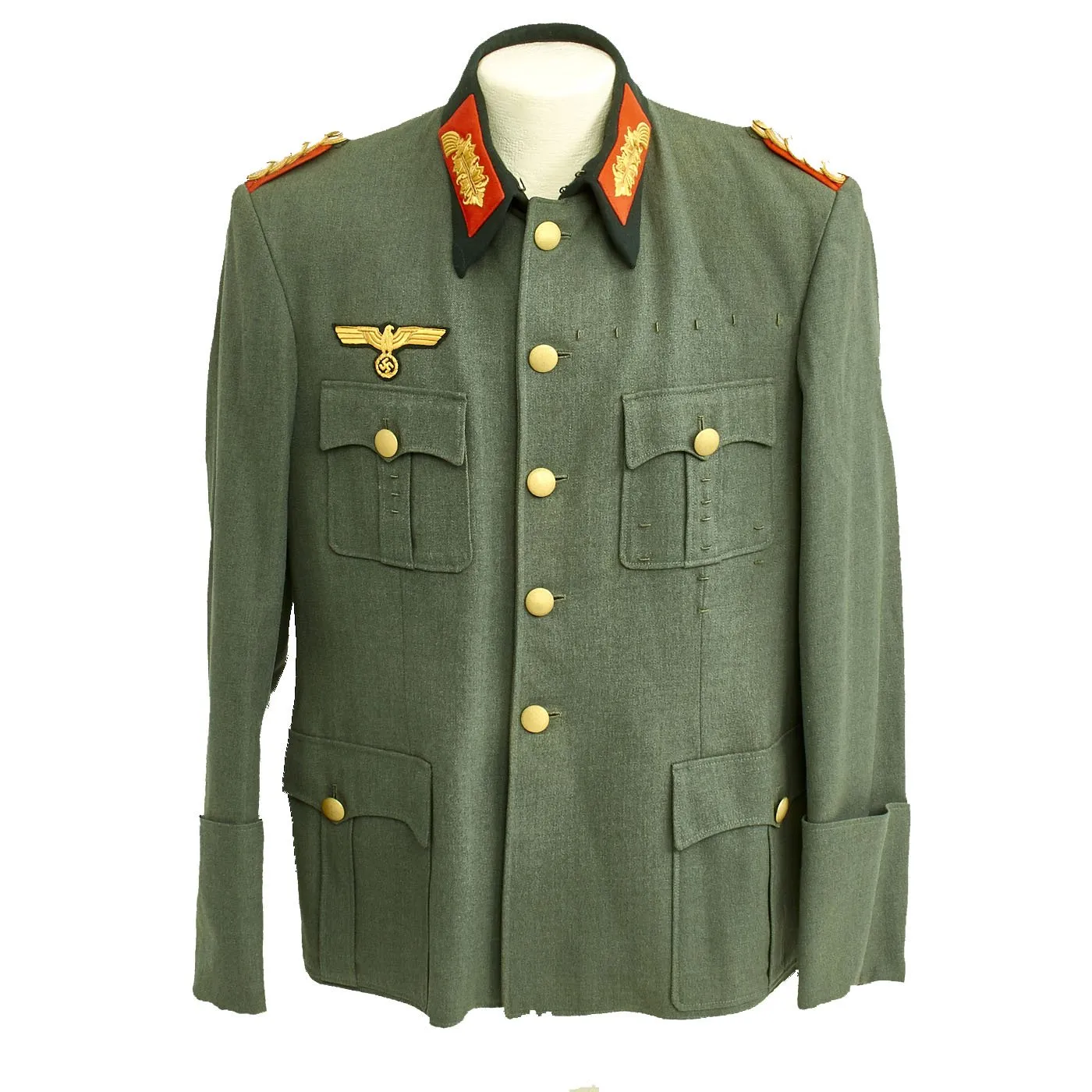 Original German WWII Named Lieutenant General Uniform Set - Generalleutnant Wilhelm Raapke