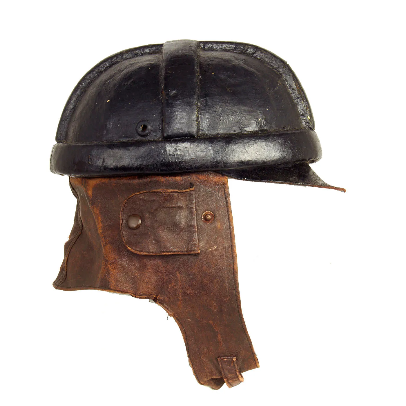 Original Rare Imperial German WWI Aviator’s Roold Pattern Crash Flight Helmet