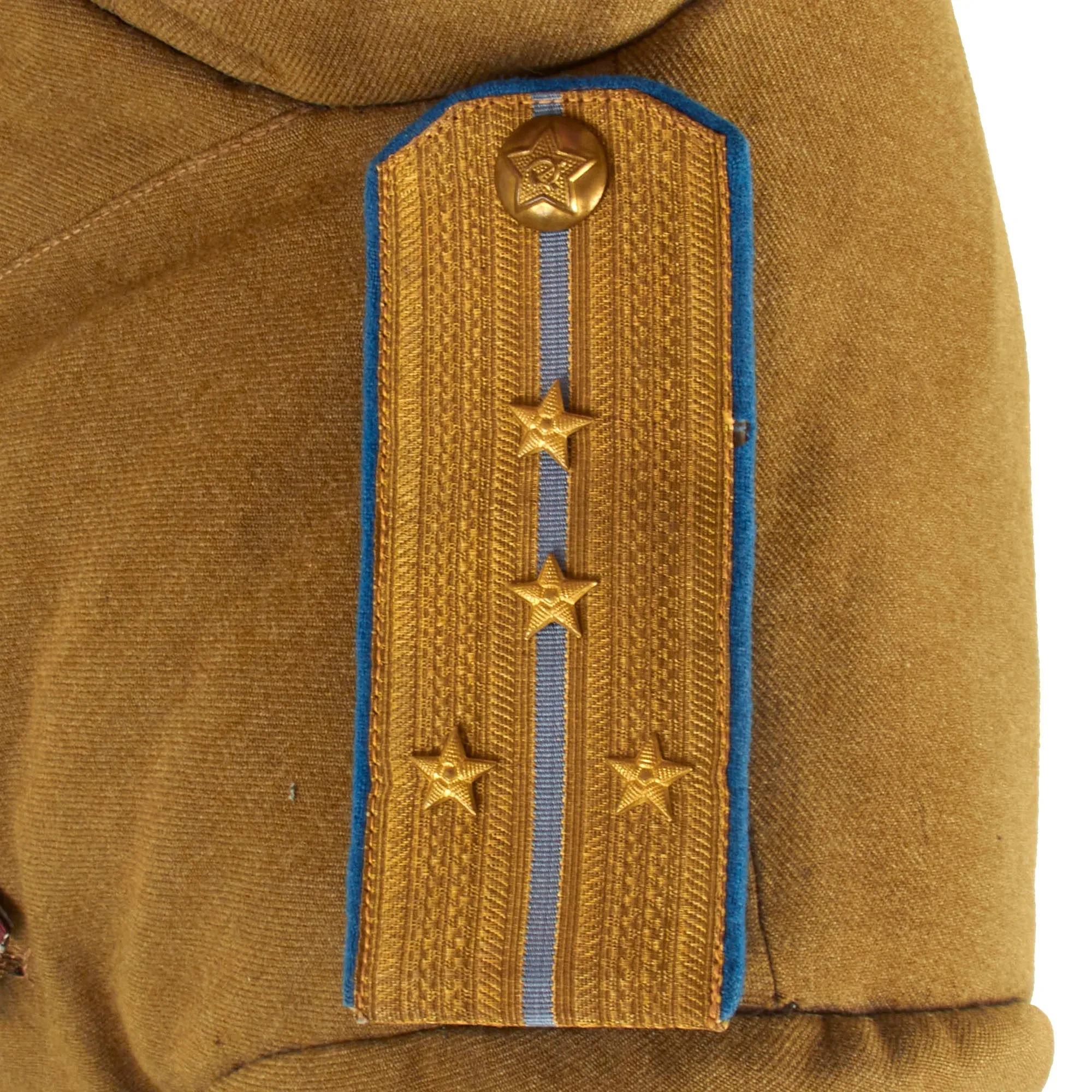 Original Soviet Russian WWII M-1943 Kitel Cavalry Captain Uniform Tunic With 1944 Order of the Red Star