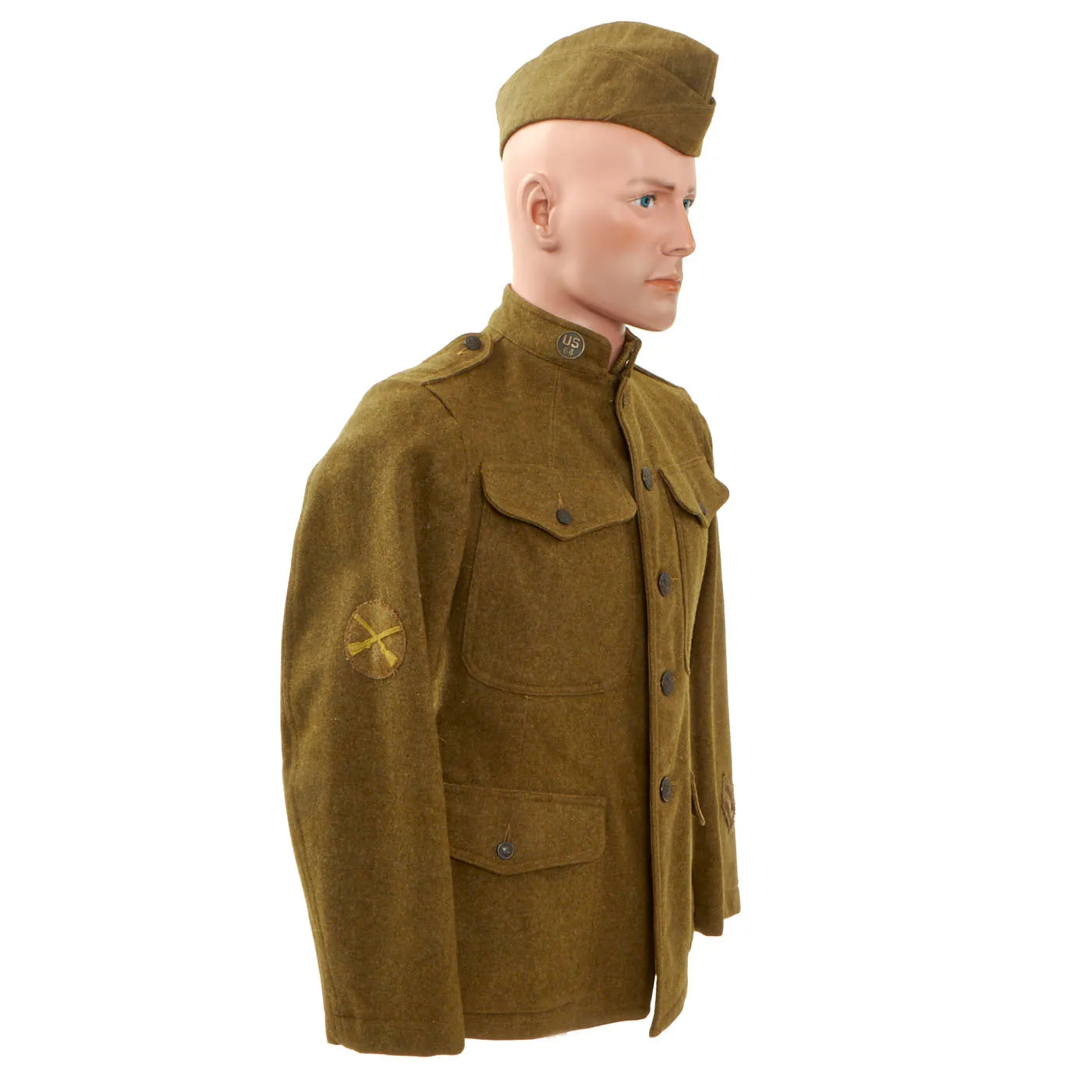 Original U.S. WWI 7th Infantry Division Named Uniform Set - “Hourglass Division”