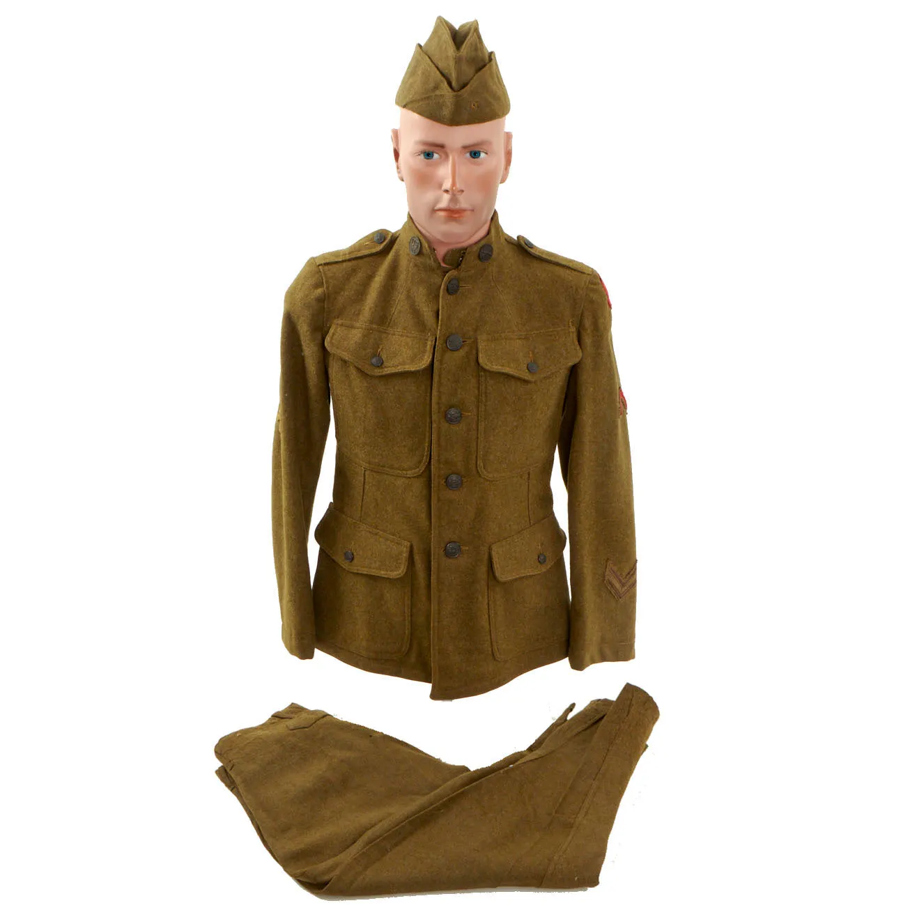 Original U.S. WWI 7th Infantry Division Named Uniform Set - “Hourglass Division”