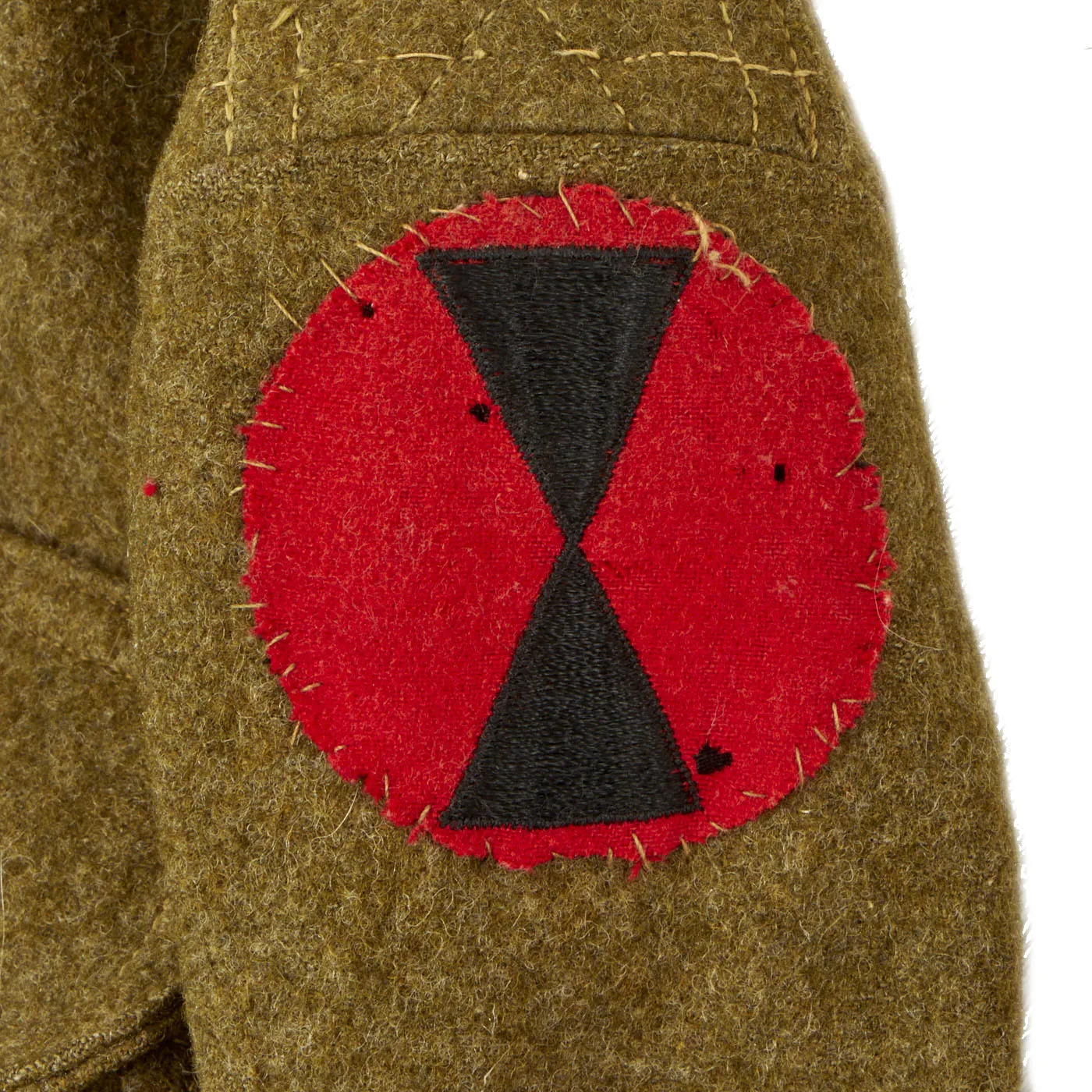 Original U.S. WWI 7th Infantry Division Named Uniform Set - “Hourglass Division”