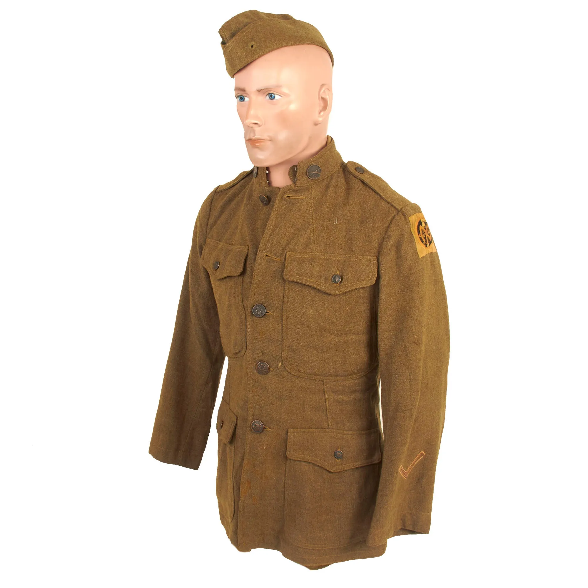 Original U.S. WWI US Army 27th Infantry Division Medics Uniform Set