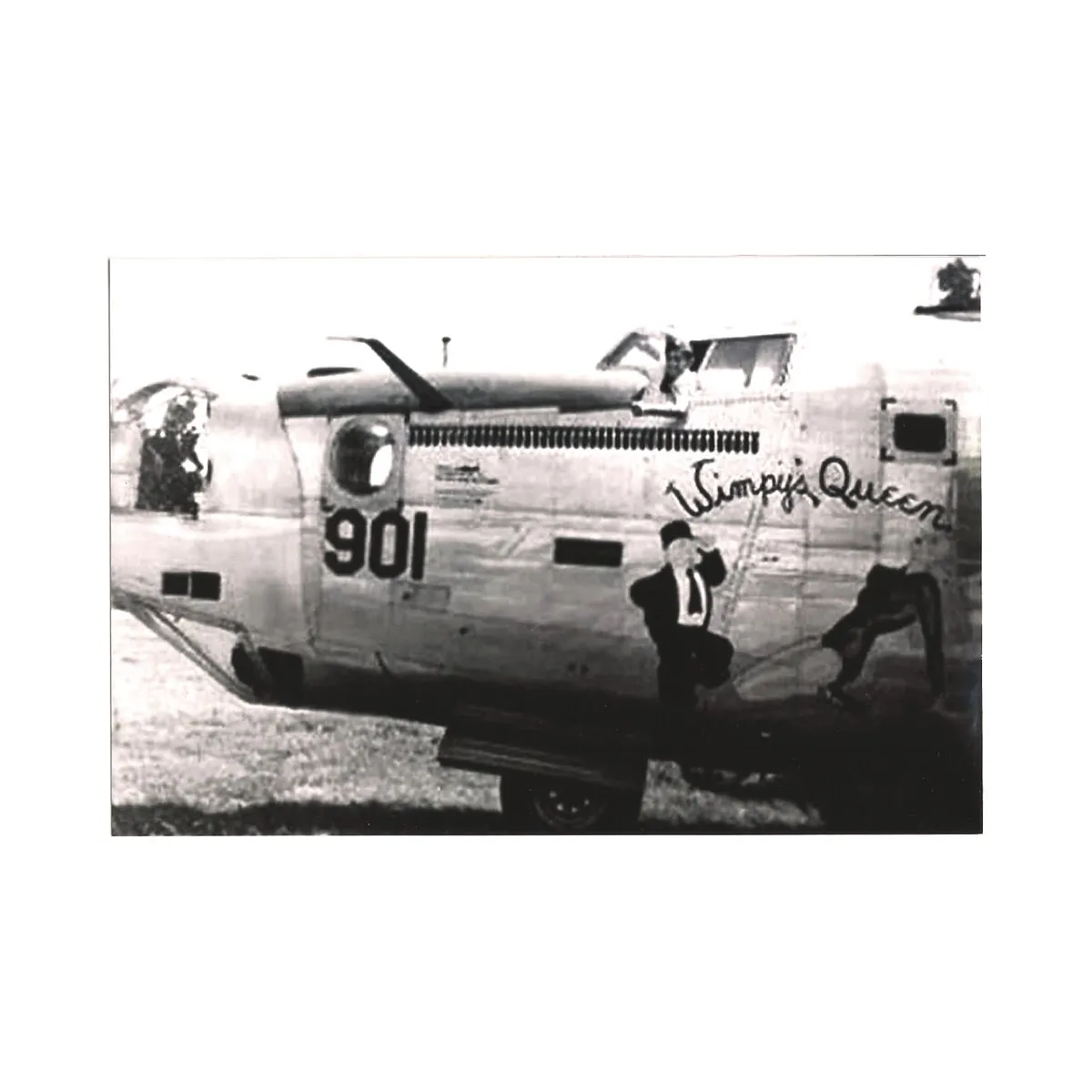 Original U.S. WWII B-24 Liberator 392nd Bomb Group Named Gunner Grouping