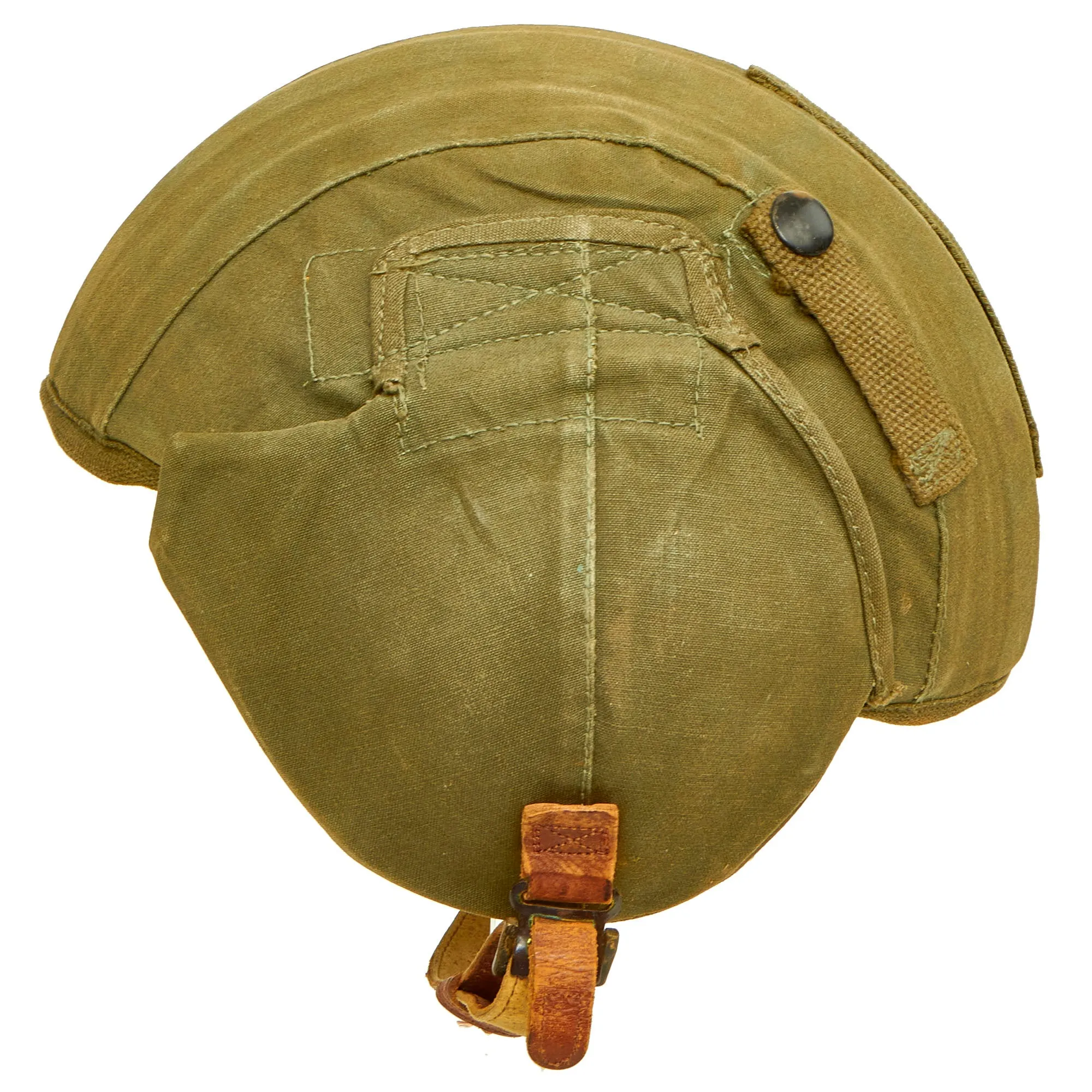 Original U.S. WWII USAAF Bomber Crew M4A2 Flak Helmet - Complete