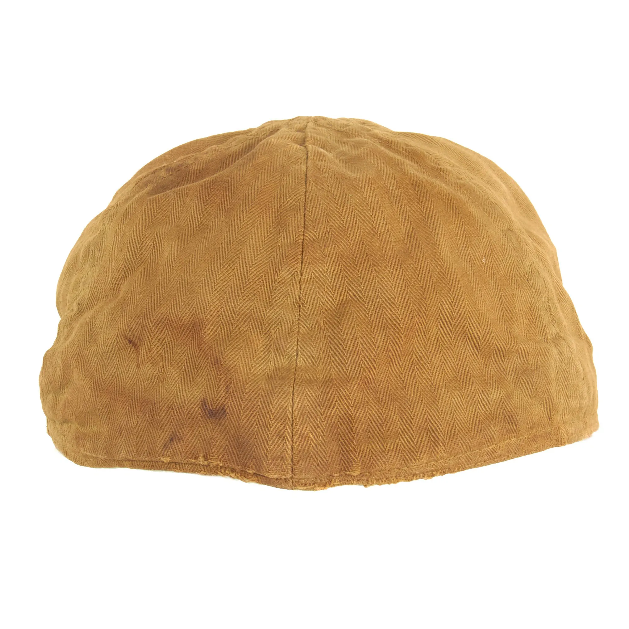 Original U.S. WWII USAAF British Made B-2 Style Winter Flying Cap With A3 HBT Mechanics Cap - 2 Items