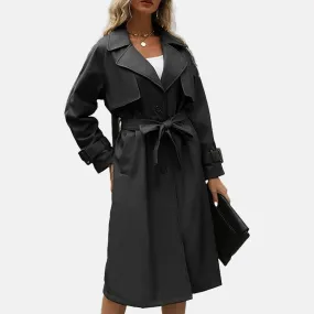 Outlander Womens Leather Coat | Womens Black Leather Coat