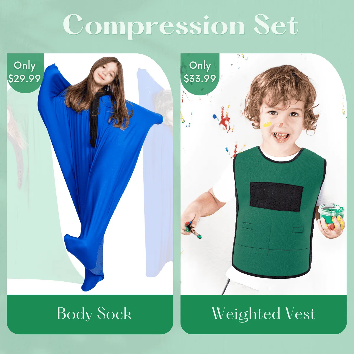 Outree Complete Sensory Compression Set (Medium Size)