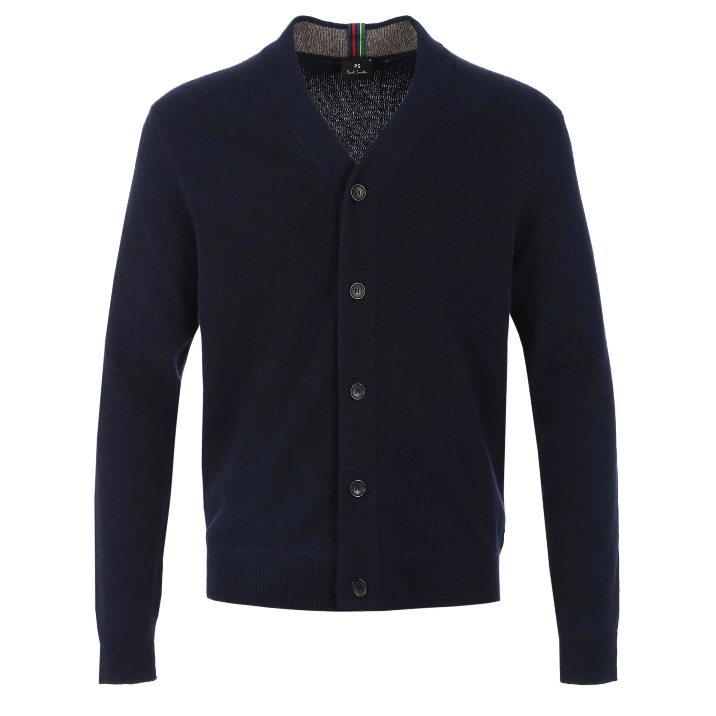 Paul Smith Button Thru Cardigan in Dark Navy