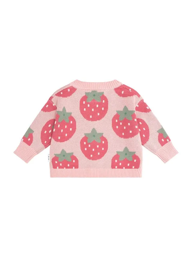 Pink Berry Cardigan