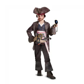 Pirates Of The Caribbean Captain Jack Sparrow Deluxe Boys Kids Child Costume