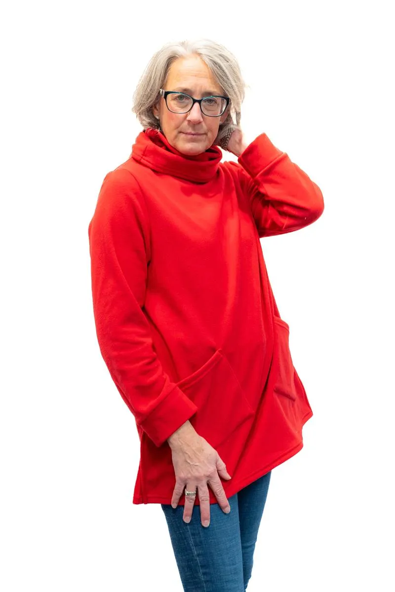 Polar Fleece Turtleneck 2 Pocket Tunic