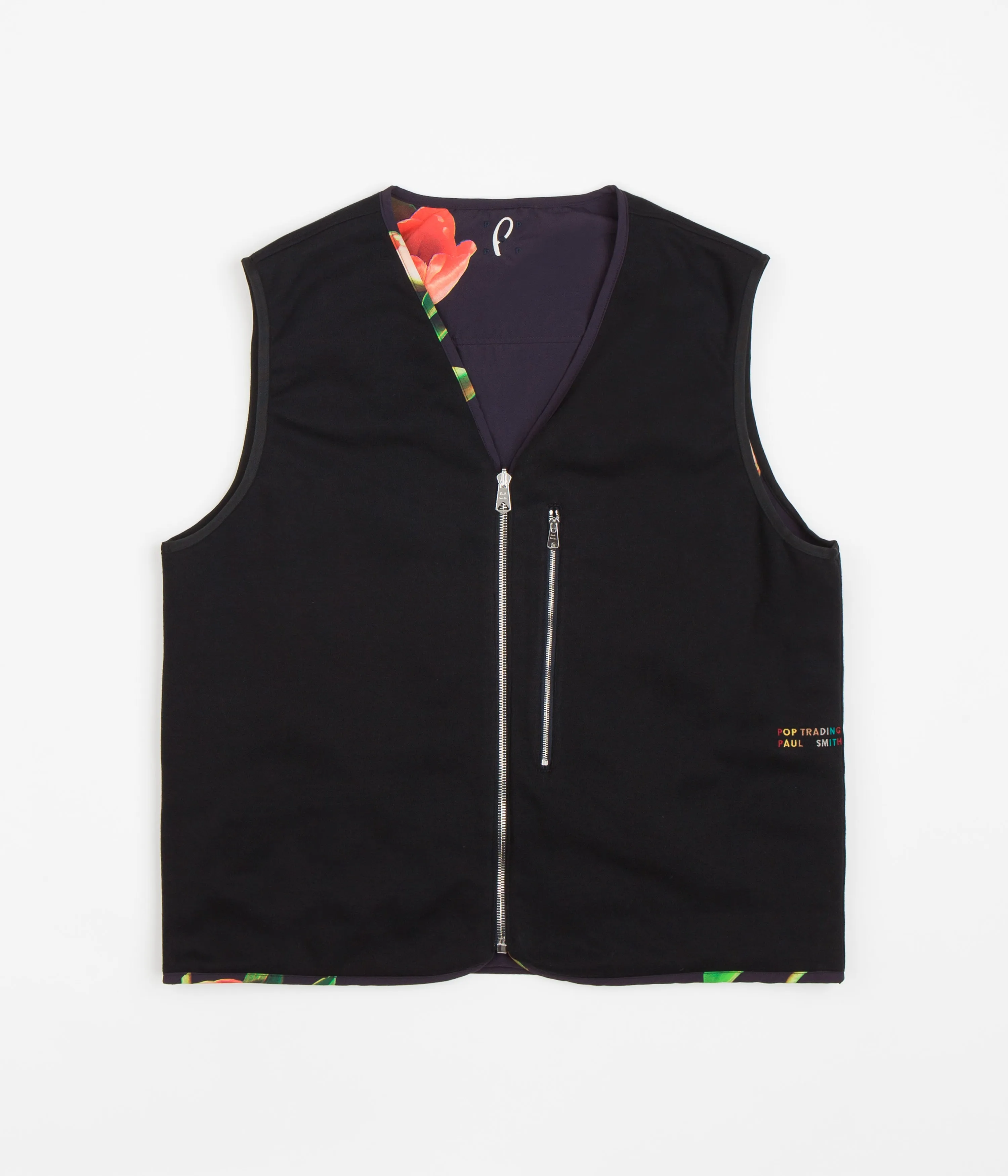 Pop Trading Company x Paul Smith Reversible Gilet - Dark Navy