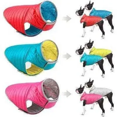 Royal Paws Reversible Waterproof Dog Vest Coat