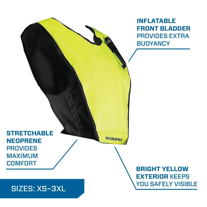 ScubaPro Cruiser Adult Vest - Yellow/Black