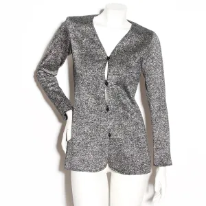 Silver Lurex Cardigan